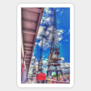 Bristol Dock Cranes Sticker